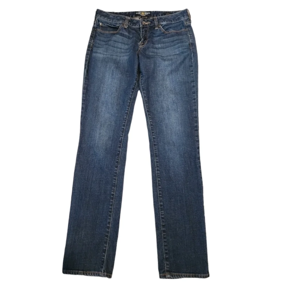 Lucky Brand Women's Lola Skinny Jeans Medium Wash Denim Blue Jeans, Size 8/29
